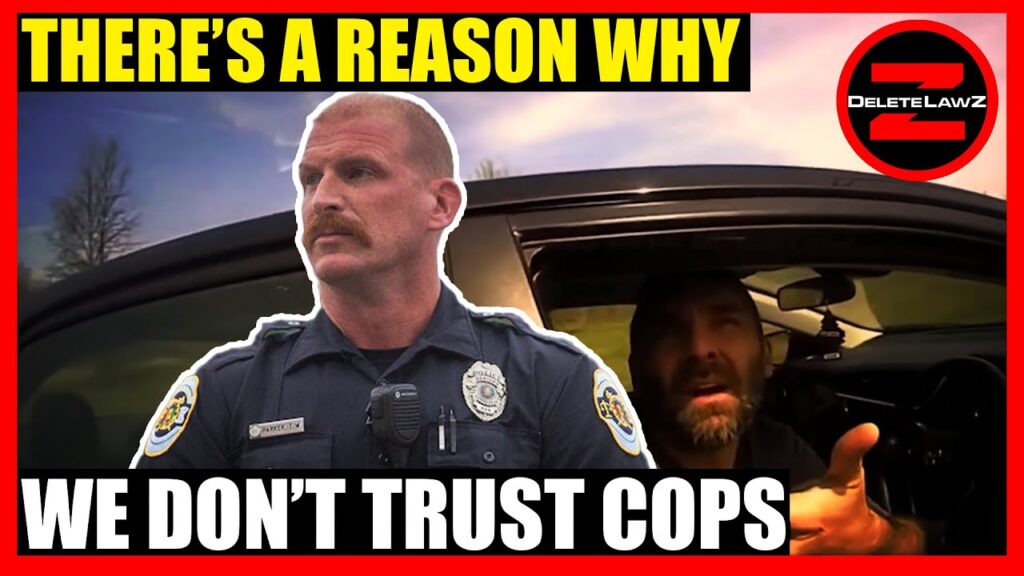 WATCH AS A POLICE OFFICER GETS MAD AND ESCALATES A TRAFFIC STOP!