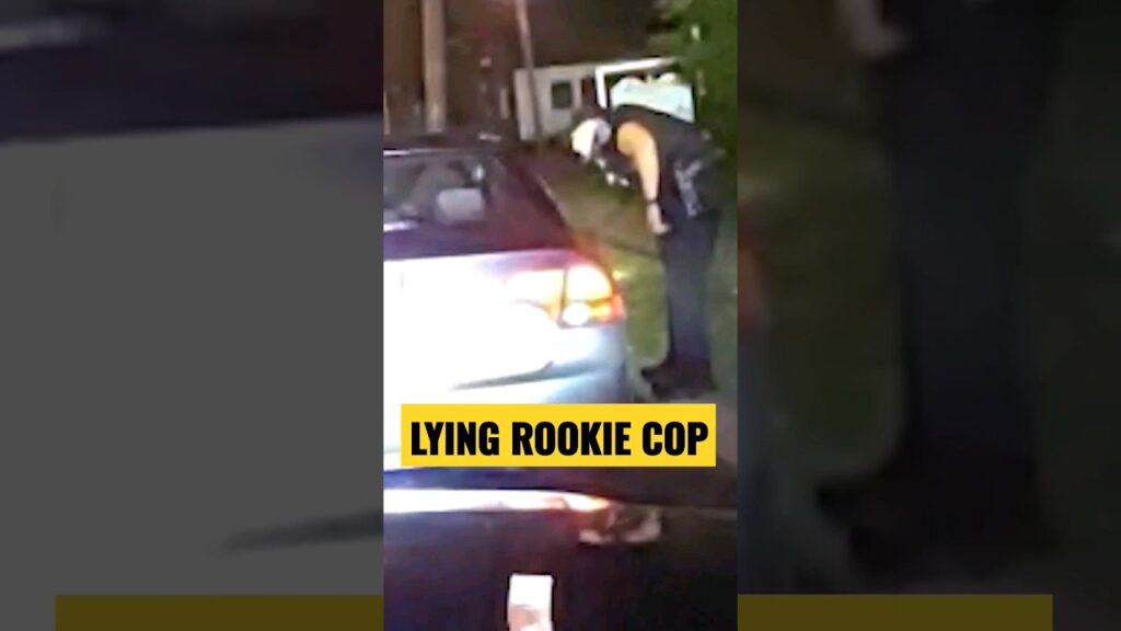 Lying Rookie Cop - Caught On Bodycam