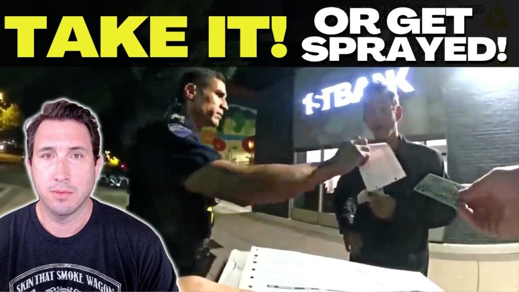 Cops vs. Man With Burrito | Sprayed For Refusing Ticket