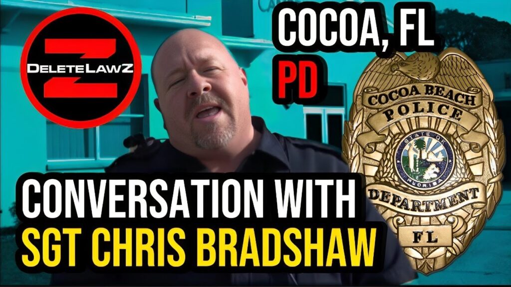 Cocoa Police Conversation with Cop Chris Bradshaw