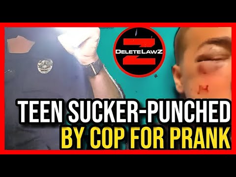 TEEN ASSAULTED IN TORTURE CUFFS BY STATE TROOPER AFTER PLAYING A HARMLESS PRANK #deletelawz