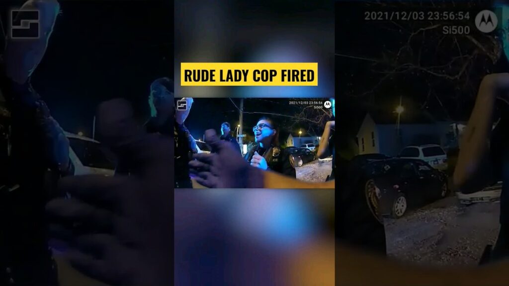 Rude Lady Cop Fired and Sued