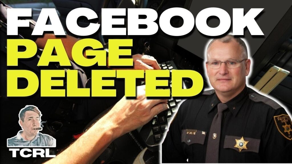 Sheriff DELETES Facebook Page | 