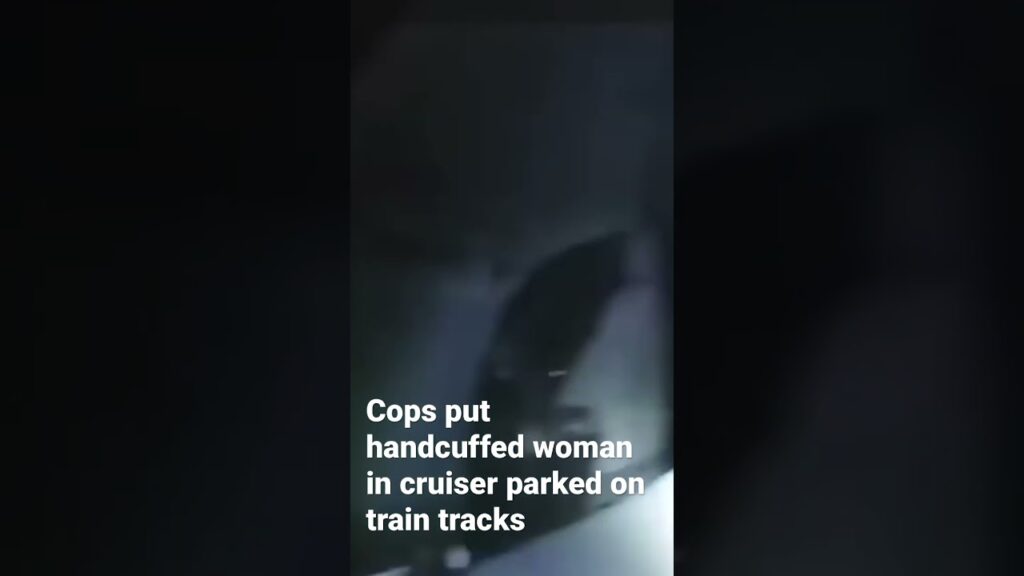 Cops Ignore Train About to Hit Handcuffed Woman #shorts