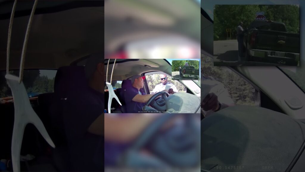 Busted by his own dashcam!