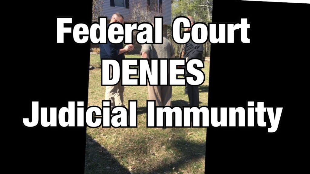 Breaking: Federal Court DENIES Judicial Immunity in Family Court Judge Lawsuit