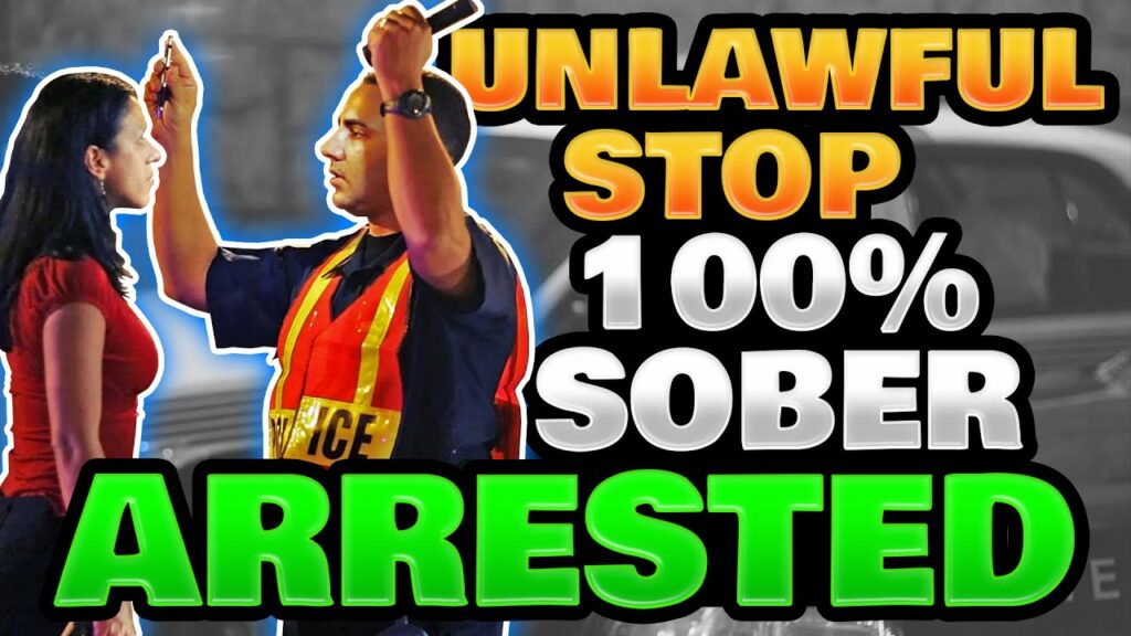 100% Sober + Unlawful Stop = Lawsuit?