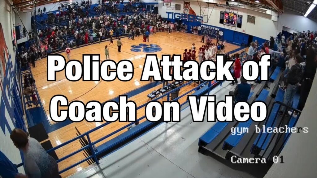 Police Attack on Coach at Game Caught on Video