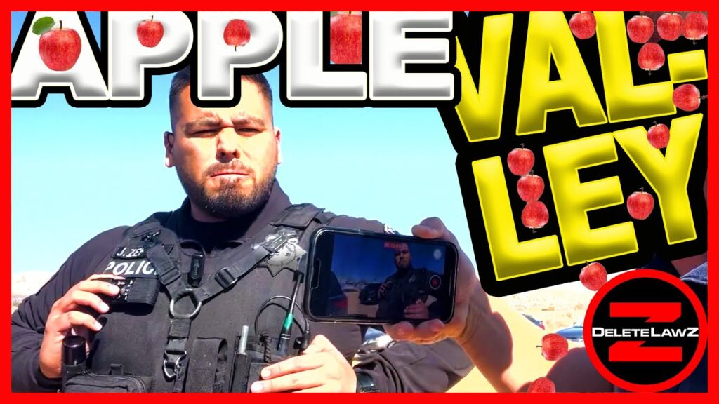 APPLE VALLEY STOP Constitutional #Law #Scholar vs #Cops gets SCHOOLED #1A Know your Rights