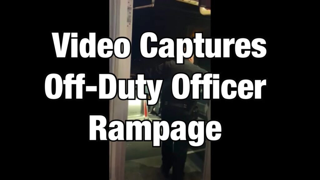 Off-Duty Officer's Insane Rampage With Coworkers Present - Watch a Coverup