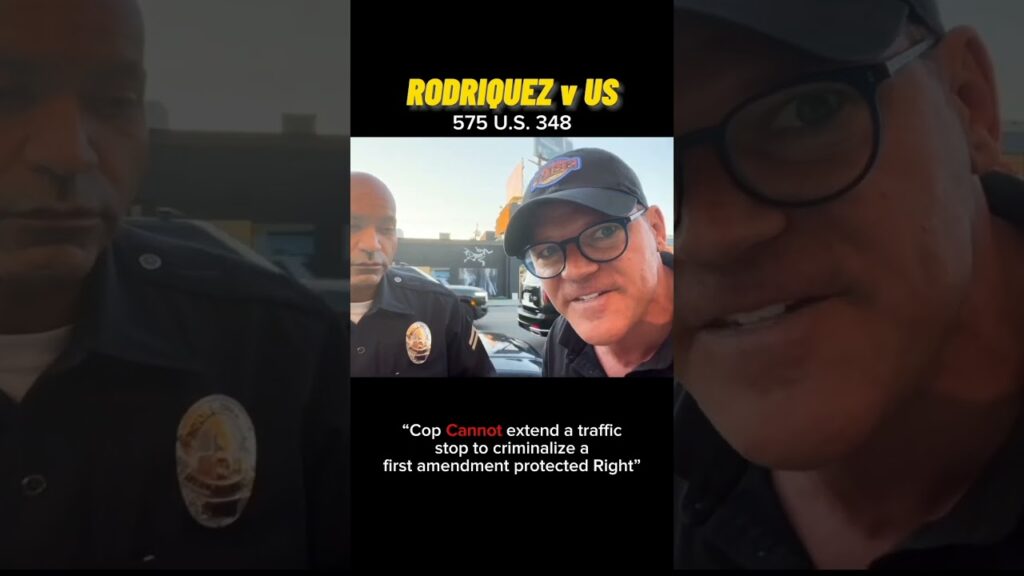 Rodriguez v US; AUDITOR THREATENED WITH ARREST BY TYRANT COP