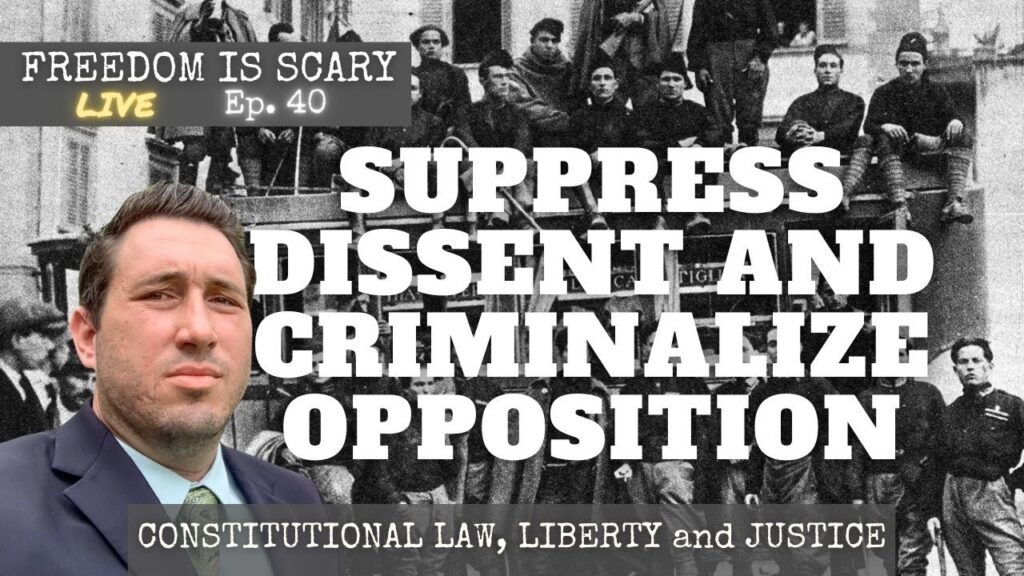 Suppress Dissent and Criminalize Opposition - FIS Live No. 40