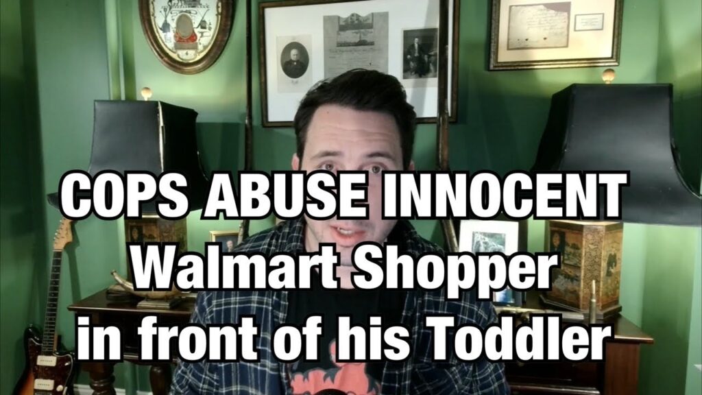 Cops ABUSE Walmart Shopper in front of his Crying Toddler