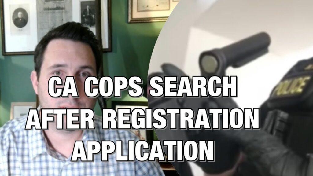 CA Cops Search Home After Man Applies for “AW” Registry (Video)