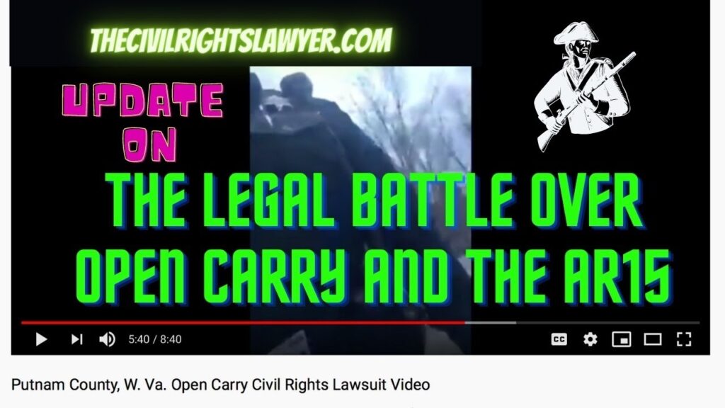 Freedom is Scary No. 5 - Update on the AR-15 Open Carry Battle