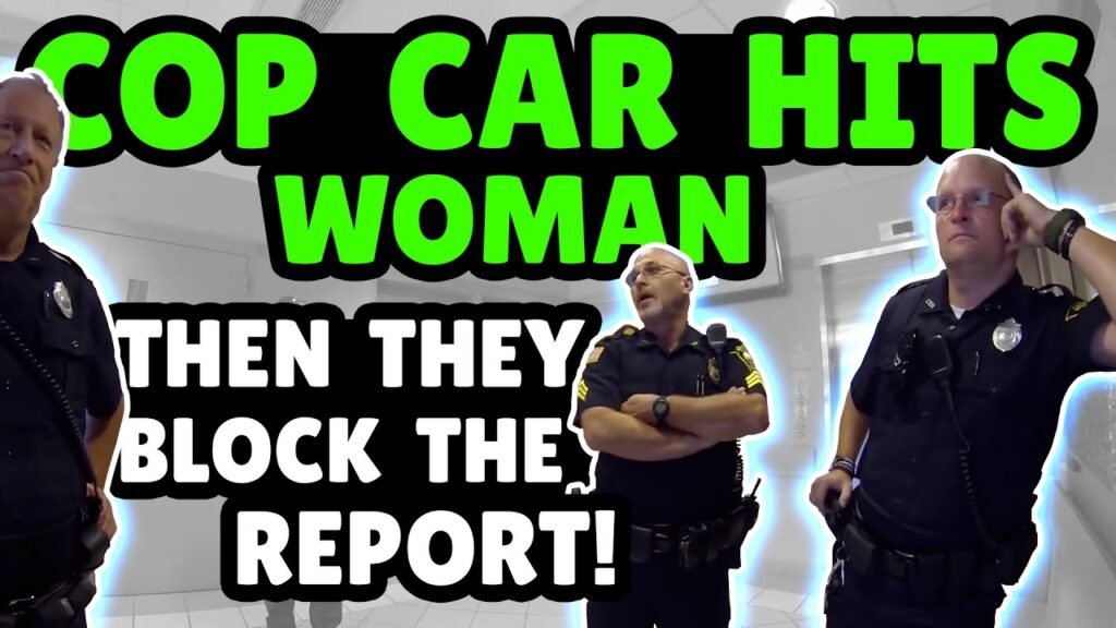 Cops Intimidate Hit & Run Victim To Block Report - After Cop Hits Her!