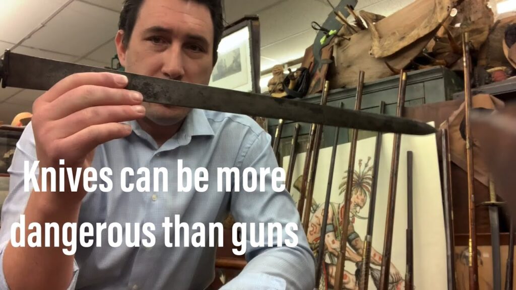 Knives can be more dangerous than guns