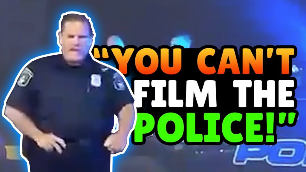 Cop Thinks 18th Amendment Prohibits Filming Police