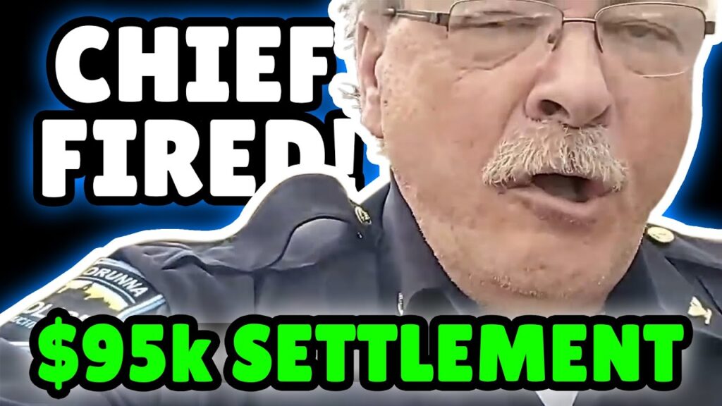 Police Chief Tyrant FIRED - City Pays Victim $95,000!