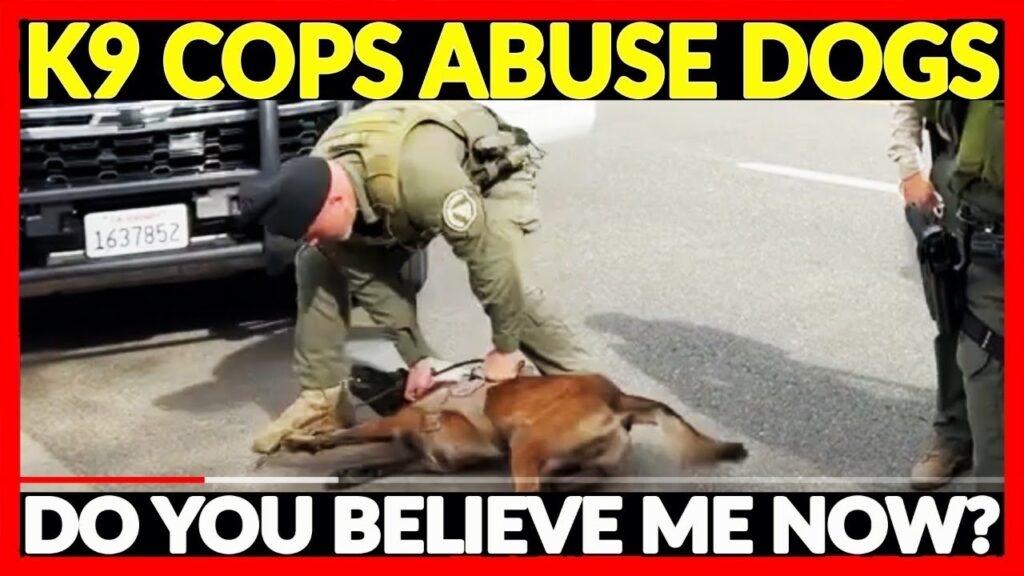 K9 COPS ARE ABUSIVE TO OUR DOGS & WE MUST BAN K9 DOGS