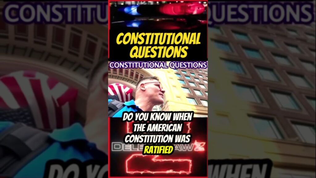 Pop Quiz; Constitutional Questions