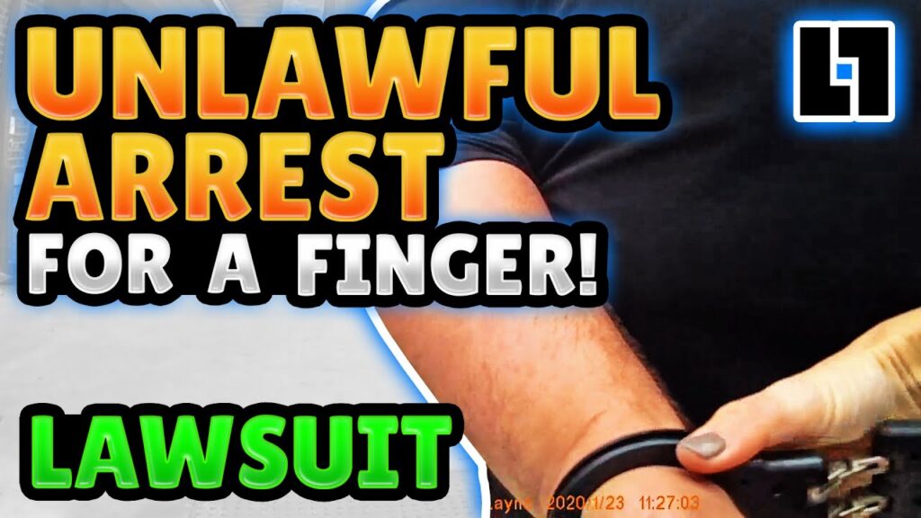 Locked Up For A Finger - Lawsuit