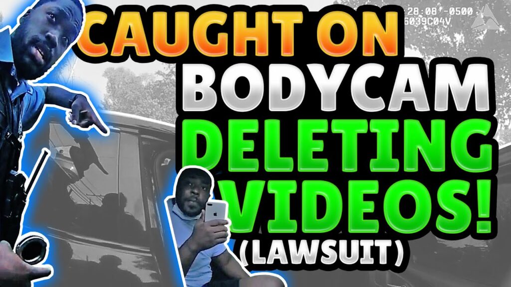 Cop Caught On Bodycam Deleting Video - Lawsuit!