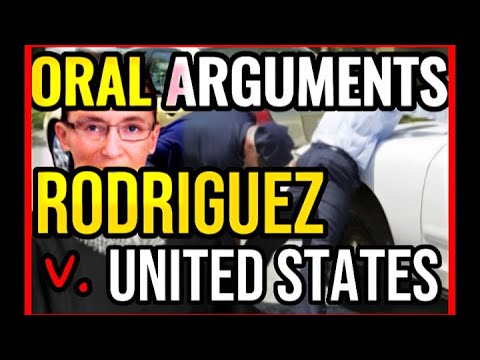 Oral Arguments, Rodriguez versus United States #SCOTUS