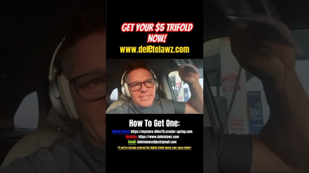 Watch on your phone! Step By Step Instructions; I Walk You Though What To Do- Get Your Trifold