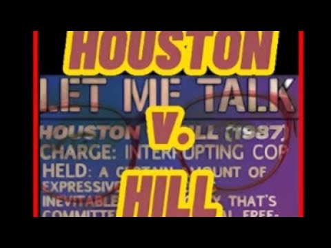 Stop Interfering; Houston v. Hill $5 Trifold