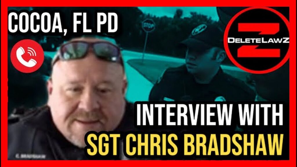 Cocoa Florida, Police; Sergeant Chris Bradshaw #Candid Unintentional #Interview #1A #cops