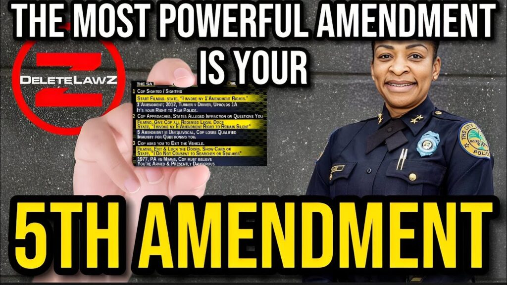 The 5th Amendment; Your Most Powerful Right Is Your Right To Remain Silent; The Cop Card Is Out Now!