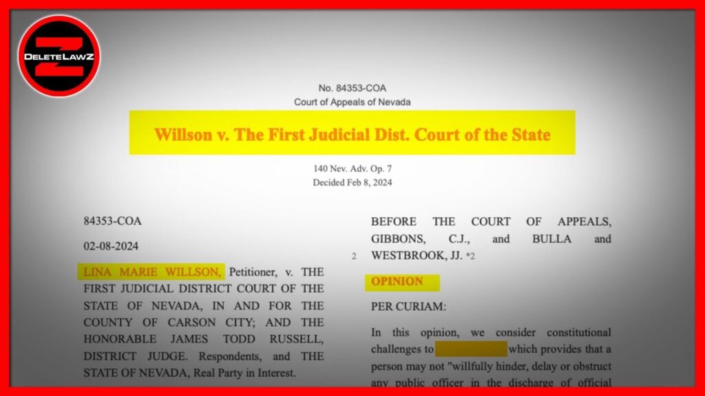 The Wilson Case Proves My Unlawful Imprisonment