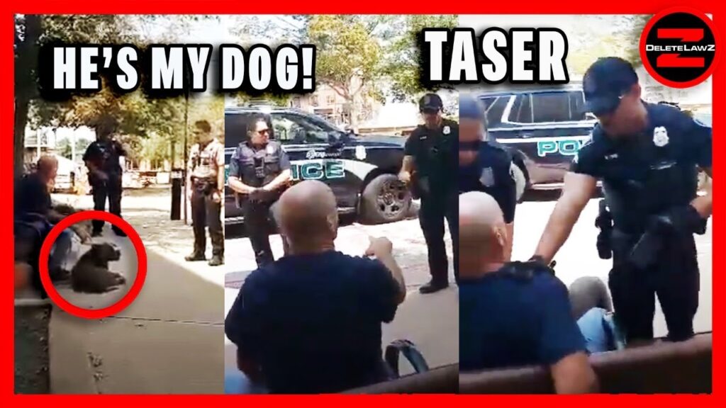 COPS TAKE MAN'S DOG