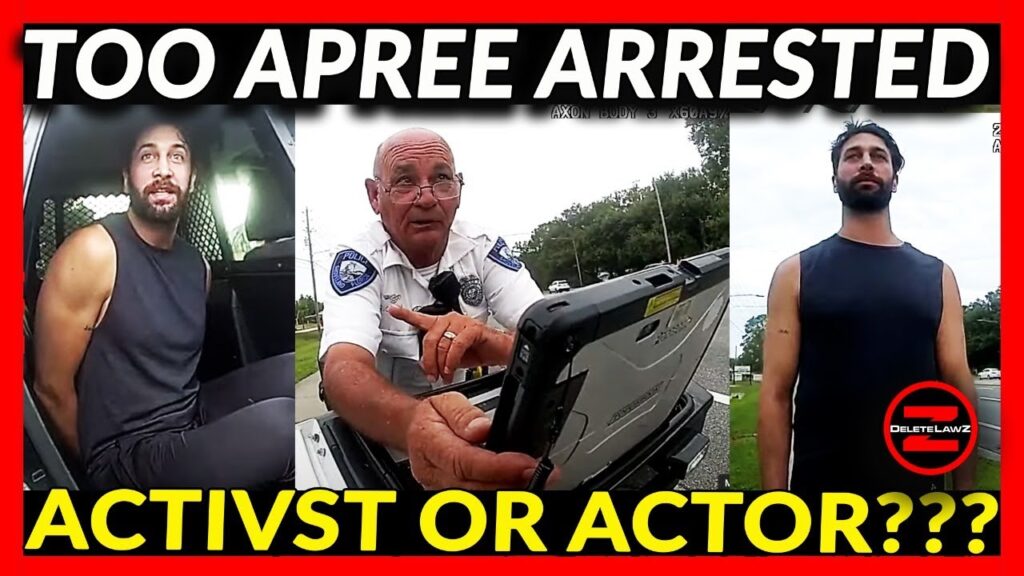 TOO APREE ARRESTED. IS HE AN ACTIVIST OR AN ACTOR?