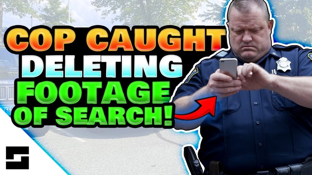 Cop Caught Deleting Video While Searching Car