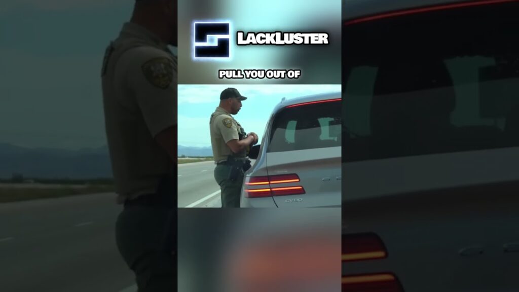 Do you normally threaten people for asking why they're pulled over?