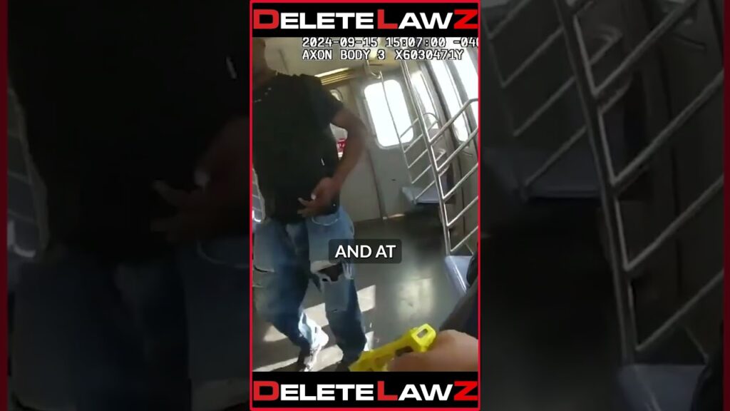 COPS SH**T MAN ON THE SUBWAY!