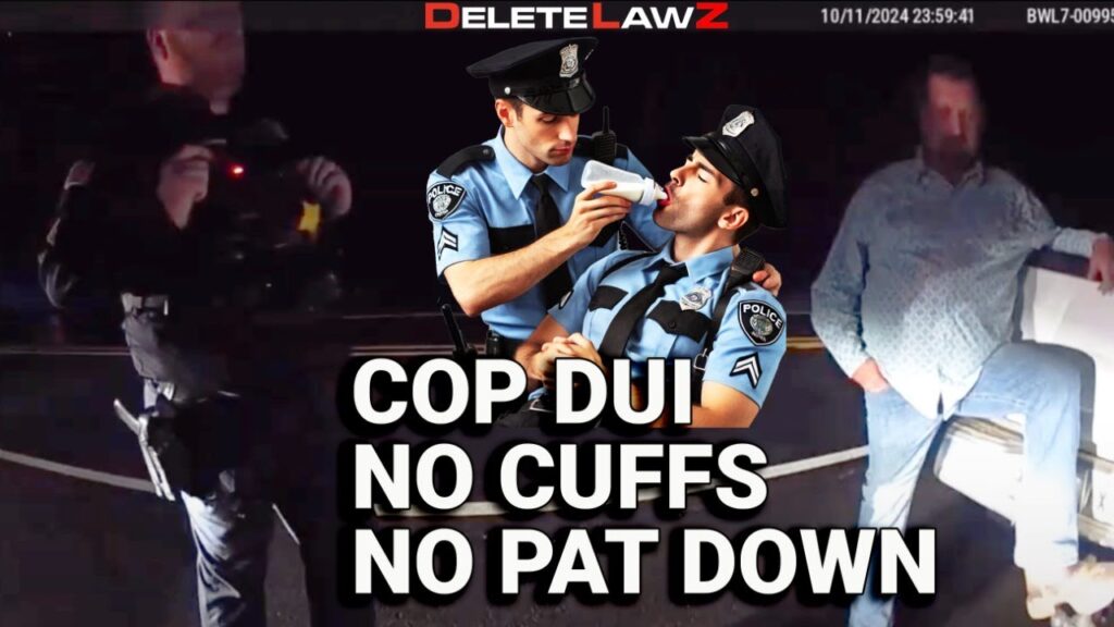 COP GETS DUI - NO CUFFS - NO PAT DOWN - SUPER HUMANELY DONE - HMMMMM
