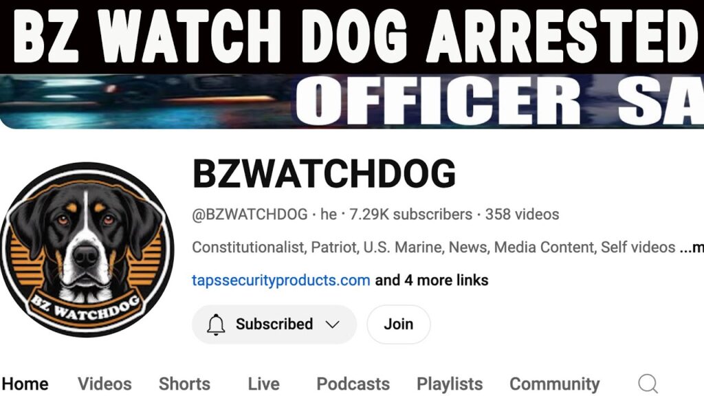 BZ Watch Dog - Arrested & Caged - Emergency