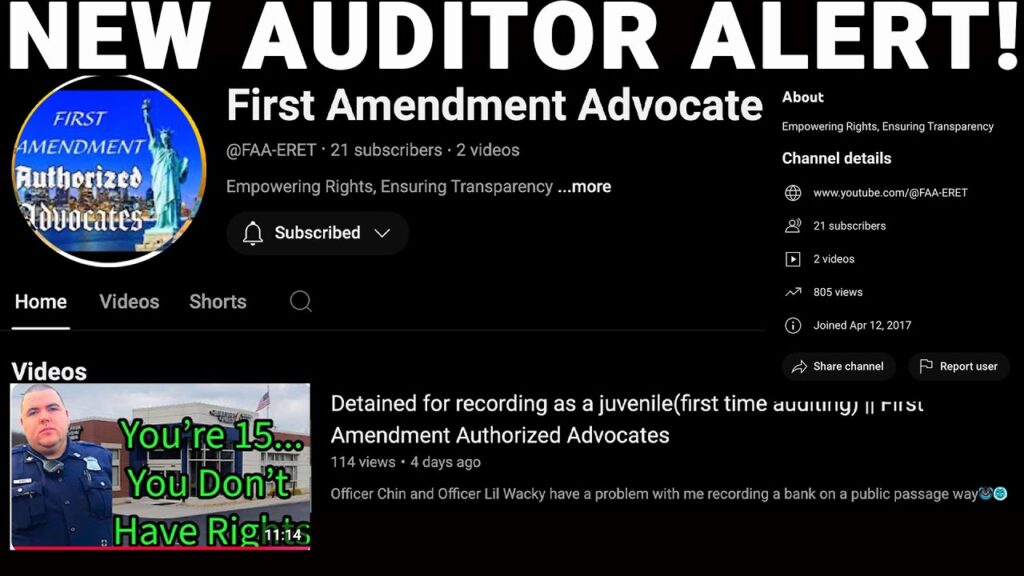 SUBSCRIBE & SUPPORT THIS NEW AUDITOR - LIVESTREAM WITH FIRST AMENDMENT PROTECTION AGENCY