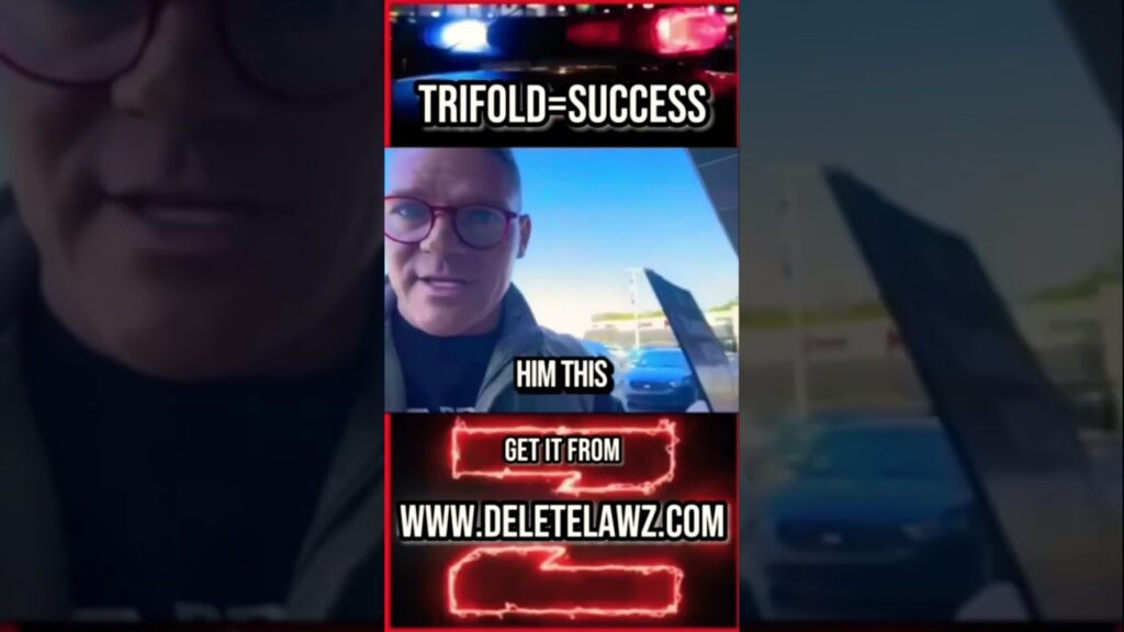 Cops WALK OF SHAME - Use the Trifold.  IT WORKS