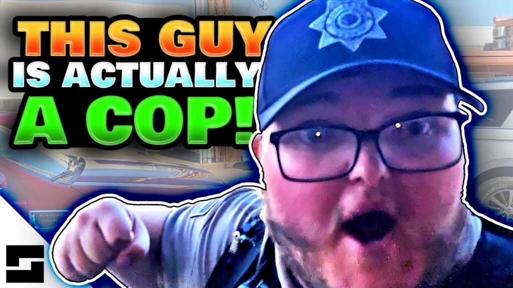 He's really a cop...  and he's dangerous.