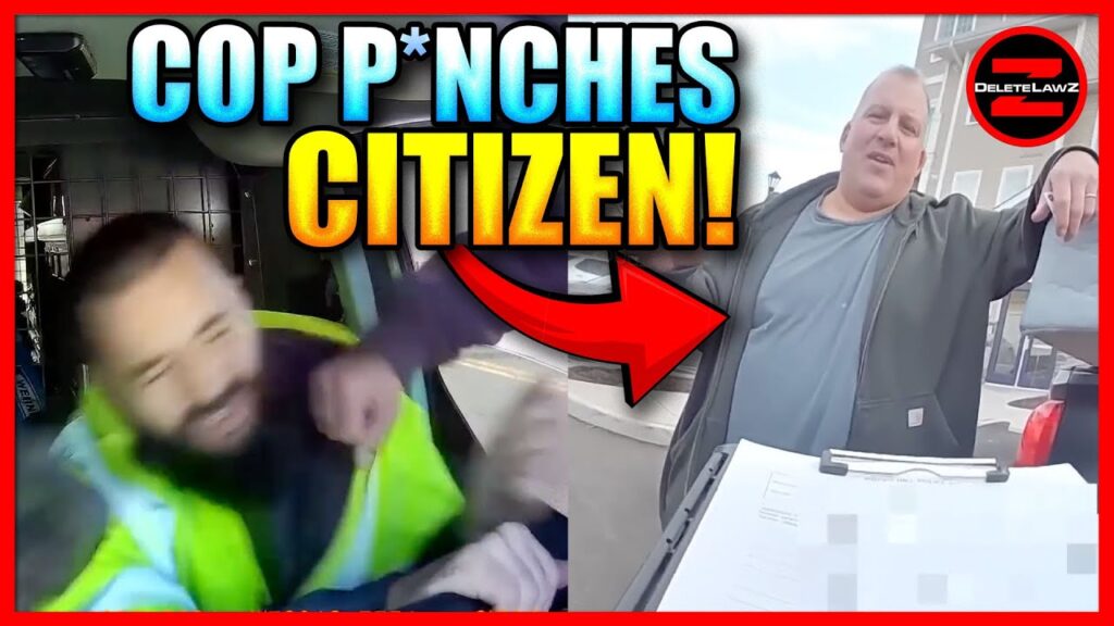 Road RAGGING Cop P*nches Driver In The Face