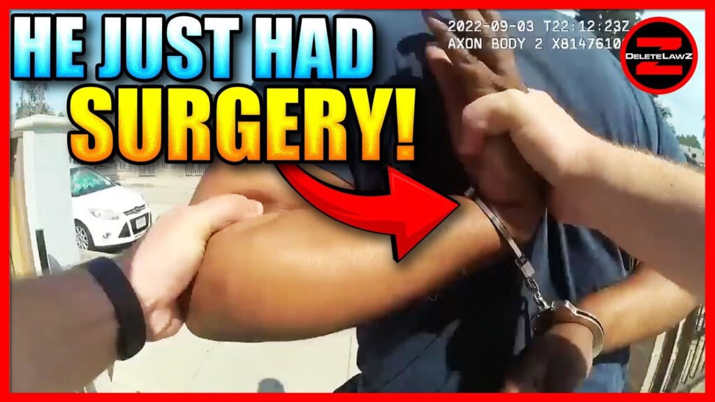 Cops MANHANDLED Man Who Just Got Out Of Surgery