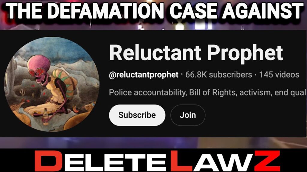 DISCUSSING RELUCTANT PROPHET'S DEFAMATION LAWSUIT WITH ATTY MICHAEL EHLINE
