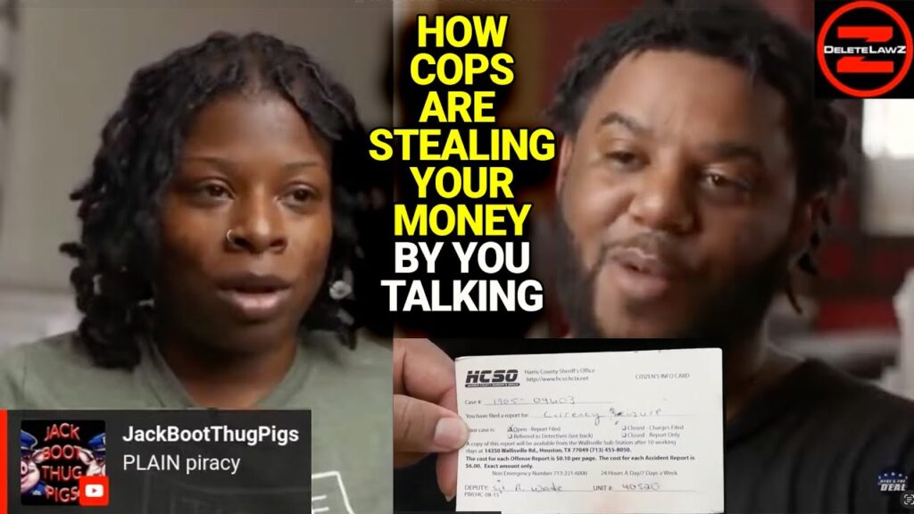 HOW COPS ARE STEALING YOUR MONEY BY YOU SAYING A SINGLE WORD!  PLEAD THE 5TH