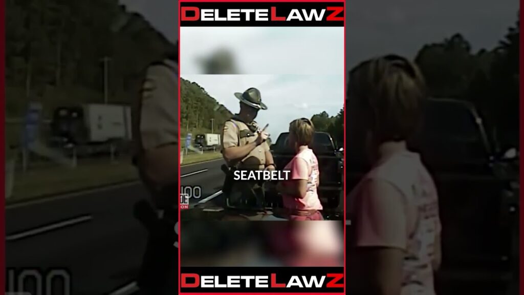 COP SA WOMAN THAT HE PULLED OVER!