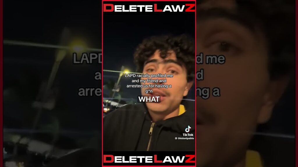 HISPANIC MEN PULLED OFF SCOOTER AND HELD AT G*NPOINT BY COPS!