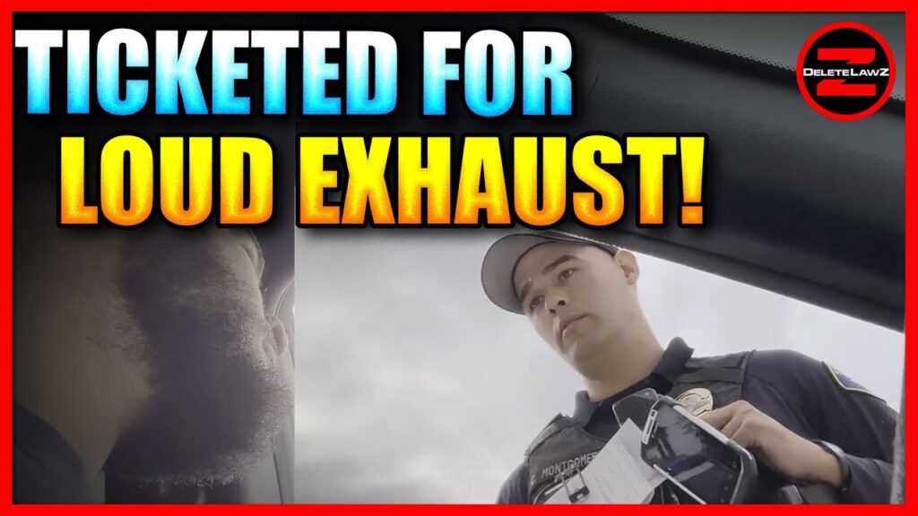 MAN UNLAWFULLY TICKETED FOR LOUD CAR EXHAUST! | CRAZY TRAFFIC STOP